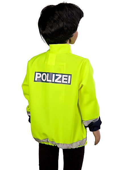 Polizei-Stil Kinder High Viz Personalisierte Jacke Weste High Visible Front  & Back Print 3 Größen Alter 4 12 In 6 Farben - .de